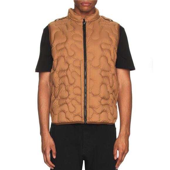 Moncler x Salehe Bembury Sierpinski Down Vest Layered Canvas Gilet 4 NEW Jacket - Picture 7 of 7